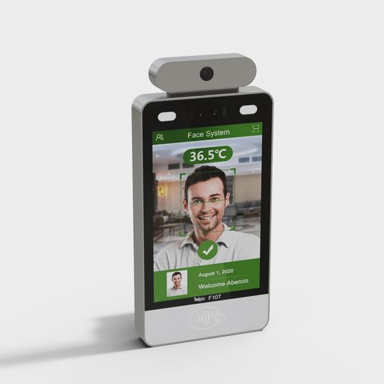 Smart Face Detection Kiosk 3D model