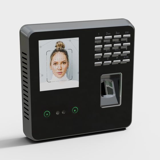 Face Recognition Terminal 3D Model