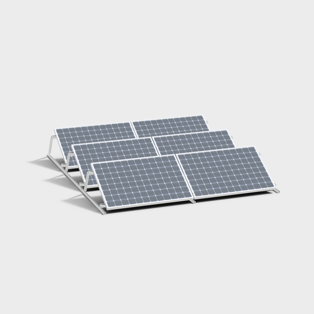 Highly Detailed Solar Panel 3D Model
