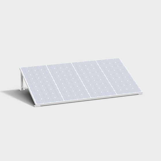Minimalist Solar Panel 3D model