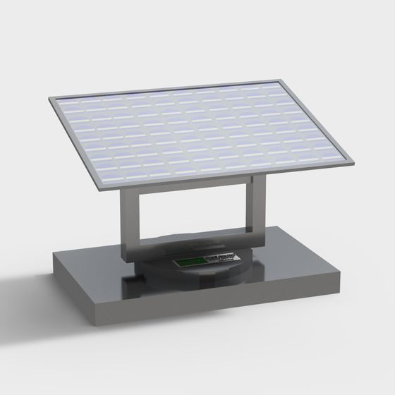 Futuristic Solar Panel 3D Model