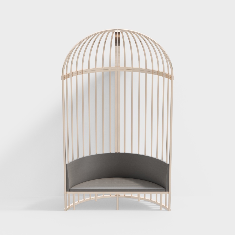 Southeast Asian Birdcage Card Seat Sofa