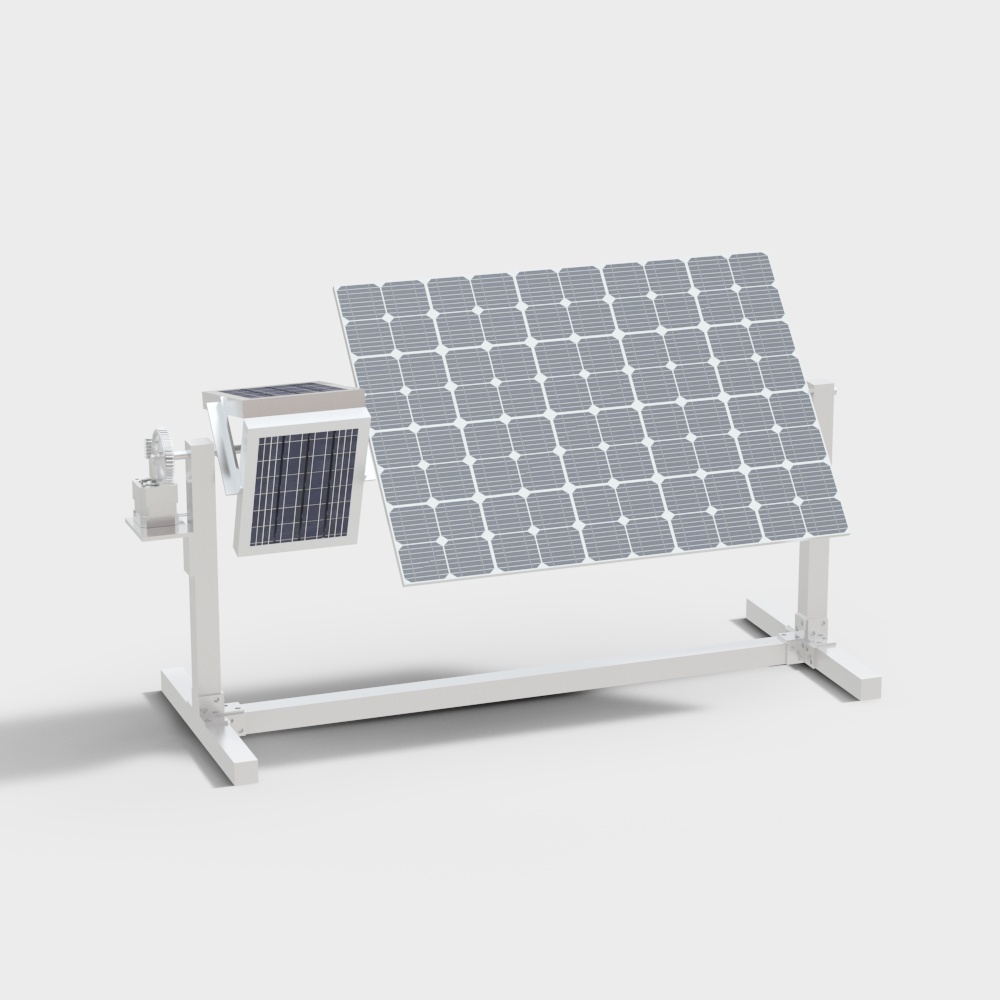Solar Panel Stand 3D model