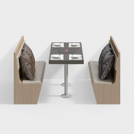 東南アジアのカードシートダイニングテーブルと椅子の組み合わせ