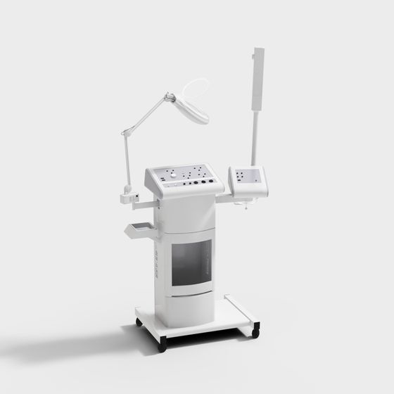 Medical Beauty Equipment 3D Model in Black