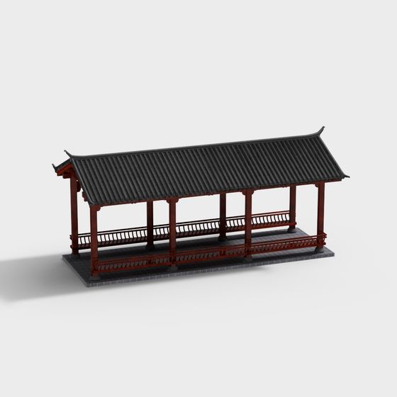 Exquisite Traditional Pagoda 3D model