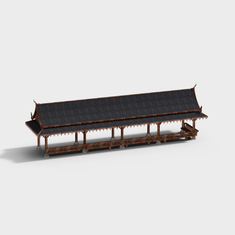 Traditional Thai Pavilion 3D model