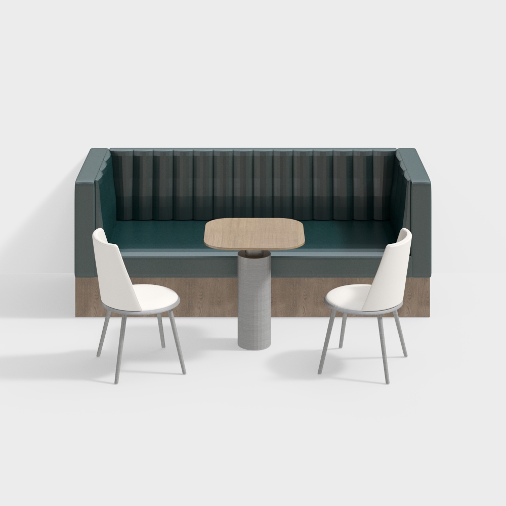 Esszimmertisch- und Stuhl-Kombination aus Südostasien