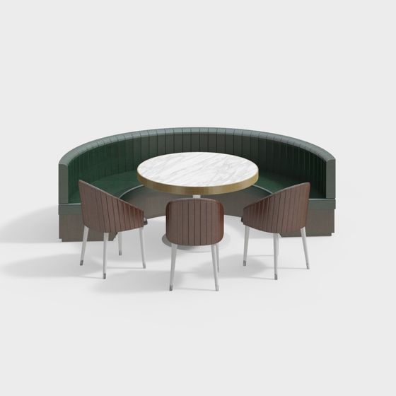 City Corner Café 3D model for Urban Spaces