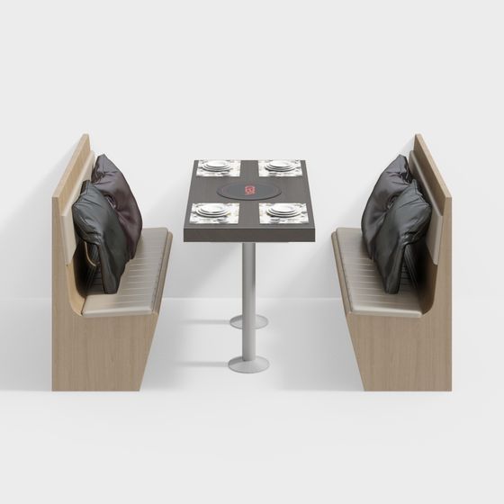 City Corner Coffee Table 3D model for Urban Designs