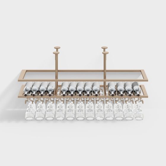 음식점 와인 글라스 랙