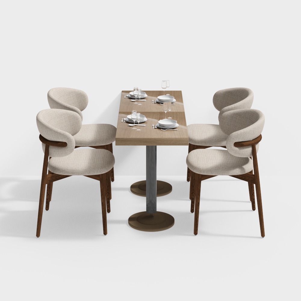 Combinaison de canapé de stand de restaurant d'Asie du Sud-Est