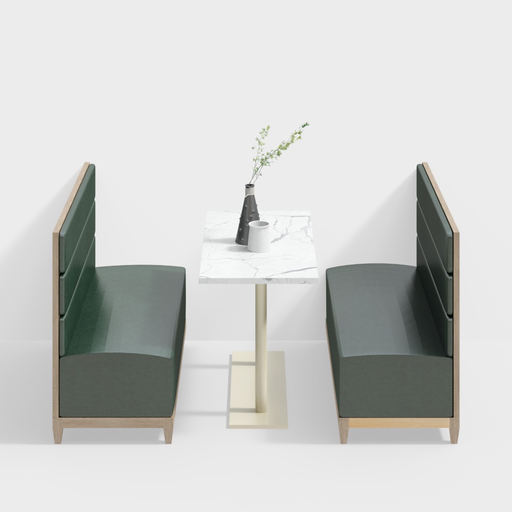 Esszimmertisch- und Stuhl-Kombination aus Südostasien