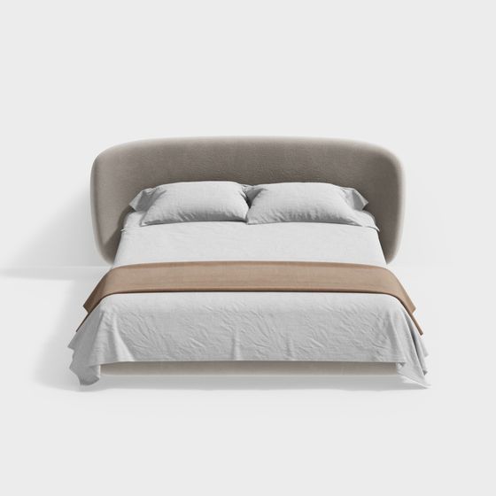 Urban Comfort 3D model Bed for Contemporary Homes