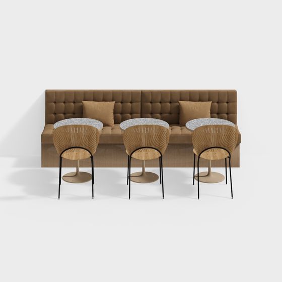 Cozy Corner 3D model: Modern Elegance Meets Vintage Charm