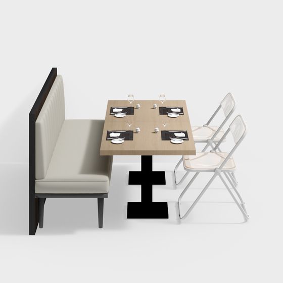 Combinaison de canapé de stand de restaurant d'Asie du Sud-Est