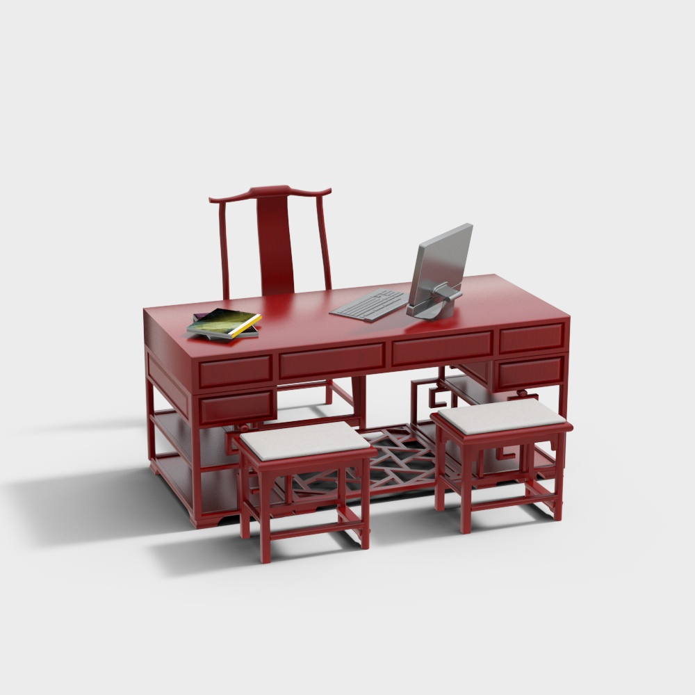 Consultation desk in the clinic of a traditional Chinese medicine hospital