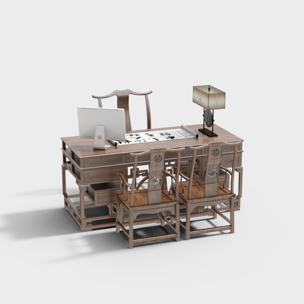 Chinese medicine clinic consultation desk