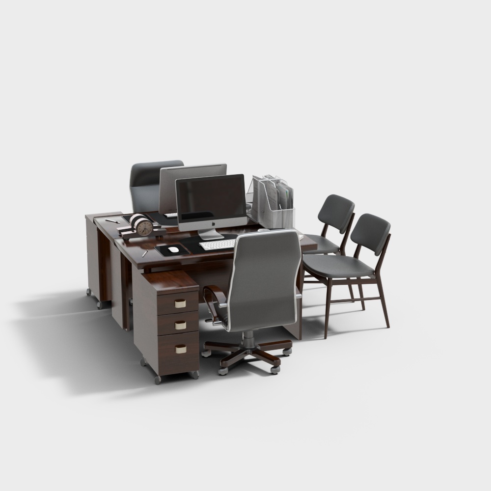 Chinese medicine hospital consultation room desk