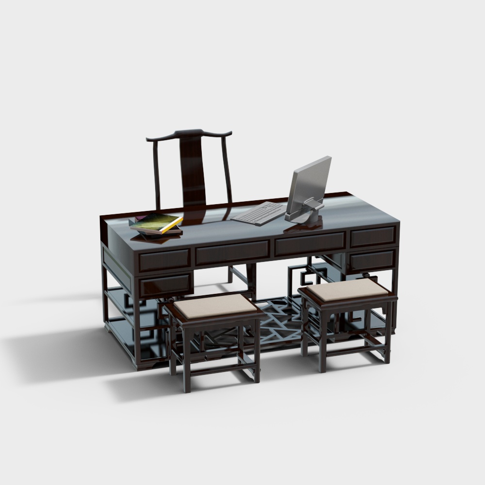 Consultation desk in the clinic of a traditional Chinese medicine hospital