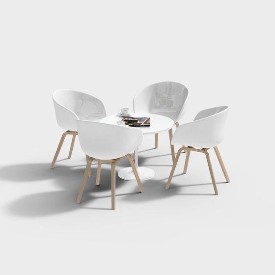 Urban Coffee Corner 3D model for Creative Projects