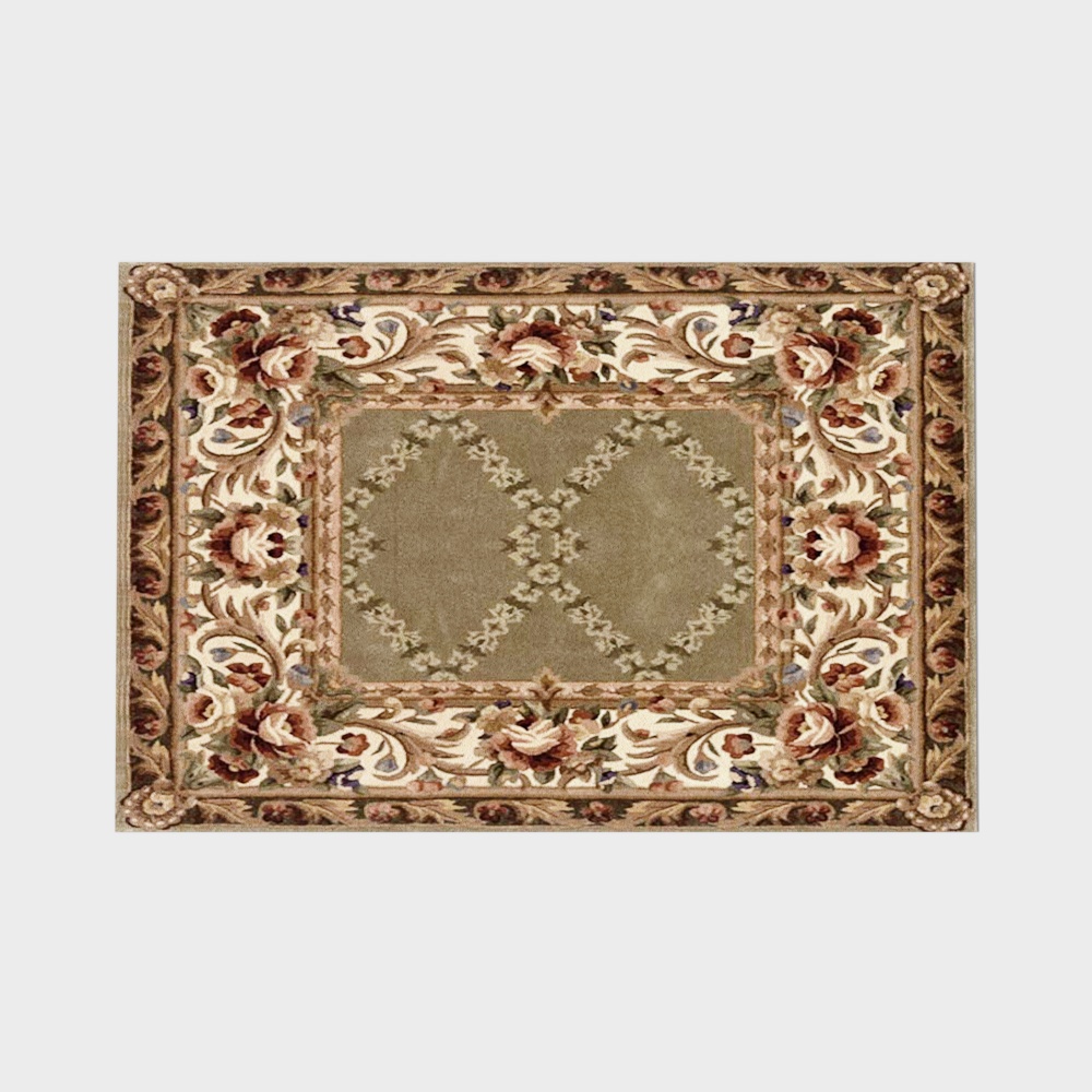 Vintage Carpet 3D Model – Elegant Floral Design