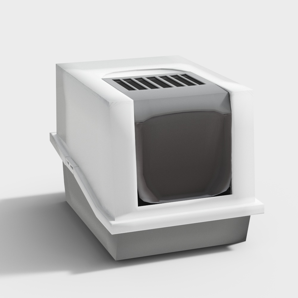 Pet cat litter box