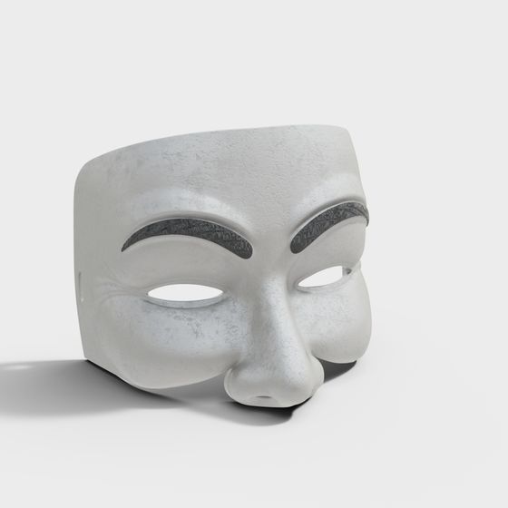 Dramatic Eye Mask 3D model