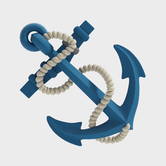 Nautical Anchor 3D Model