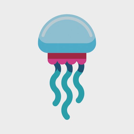 Beautiful Jellyfish 3D Model for Artistic Creations