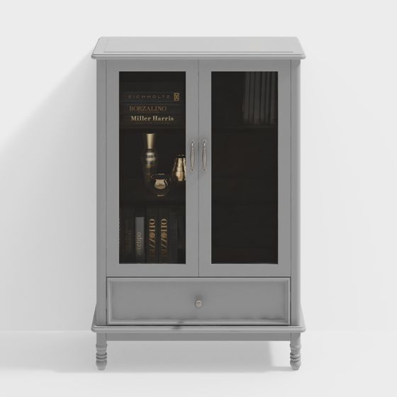 Elegant Storage Cabinet 3D Model for Modern Homes