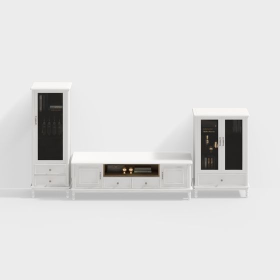 Urban Living Room Set 3D model