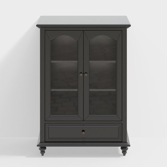 Vintage Bookshelf 3D model for Modern Design