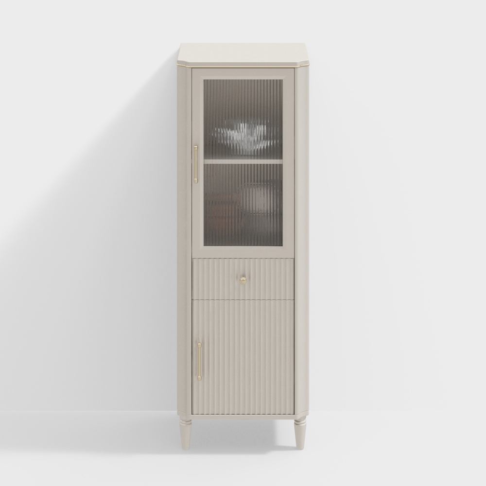 Tủ TV sang trọng nhẹ nhàng Mỹ tủ bên cửa đơn