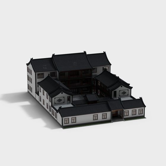 Traditional Chinese Courtyard 3D model