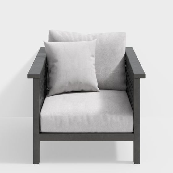 Urban Corner Sofa 3D model for Modern Spaces