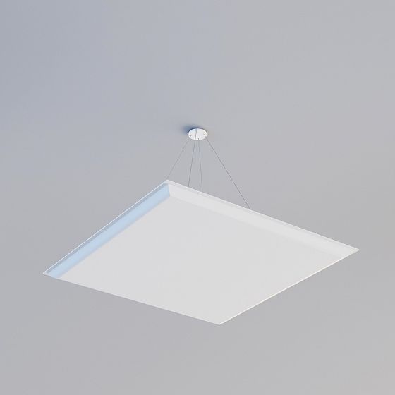 Modern Minimalist Hanging LED Light 3D model