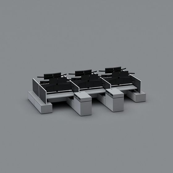 Futuristic Office 3D model