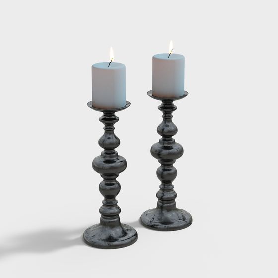 Vintage Candelabra 3D model