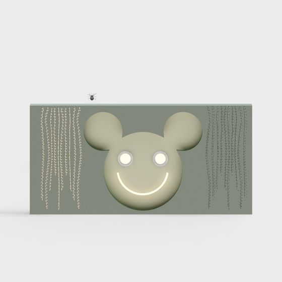Little Bear Smile Light 3D model for Creative Projects