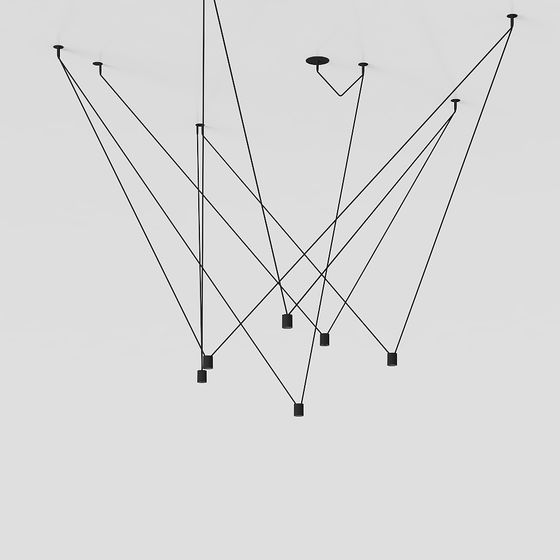 Suspended Geometric Art 3D model