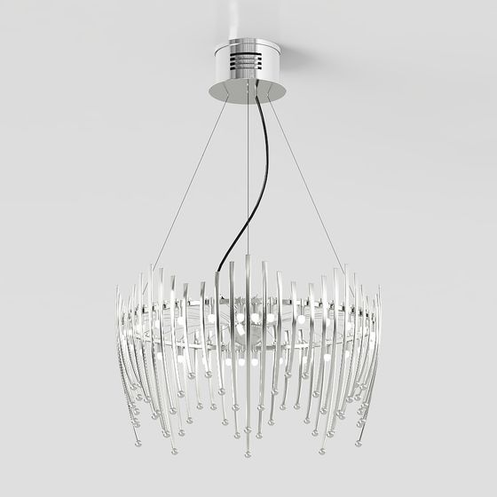 Luminous Floating Chandelier 3D model