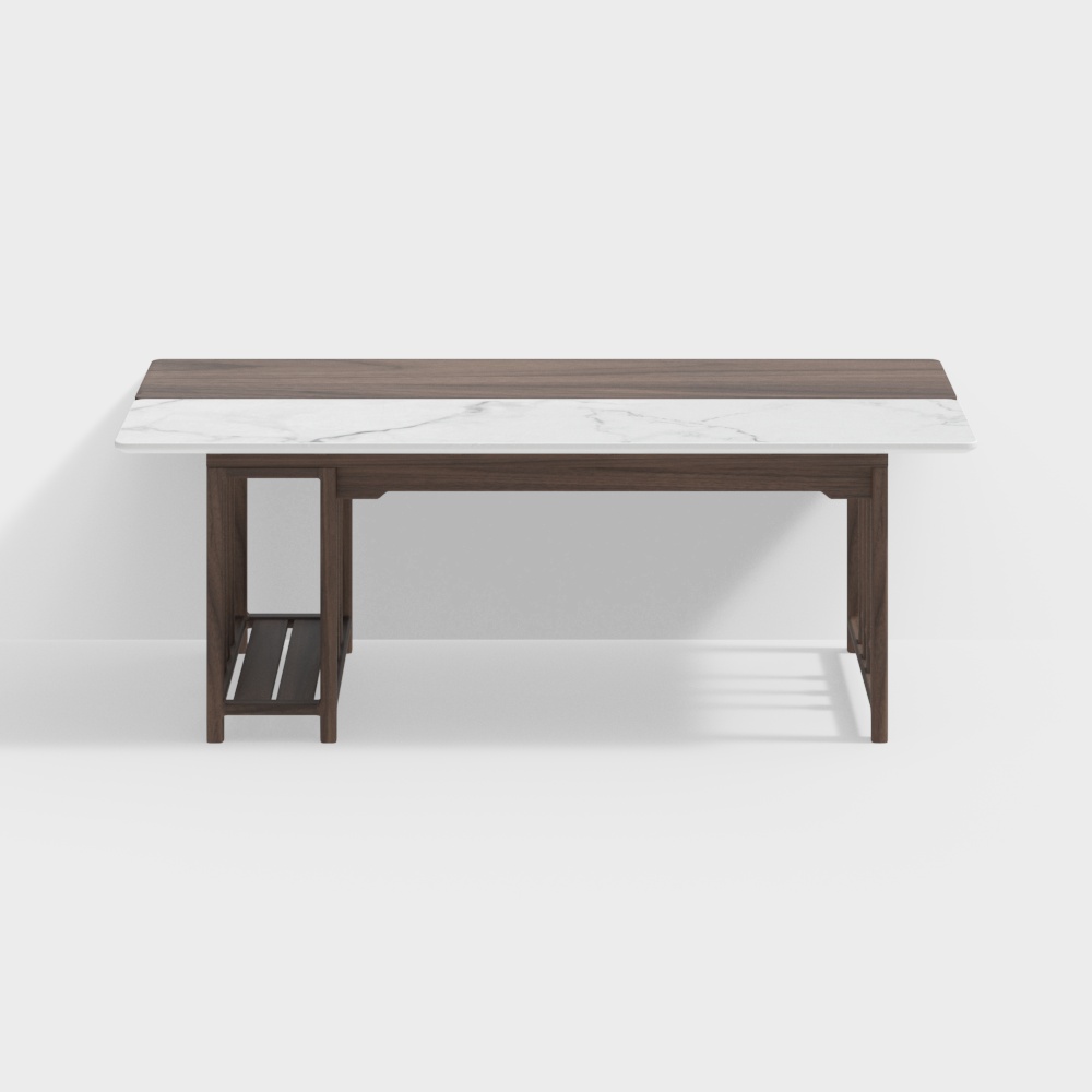 North American black walnut tea table