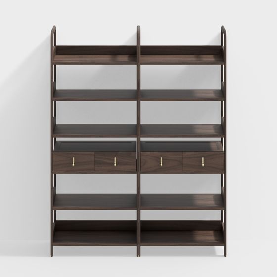 Urban Elegance Bookshelf 3D model