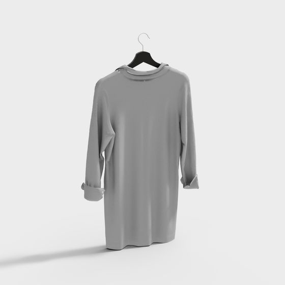 Urban Elegance 3D Model Gown