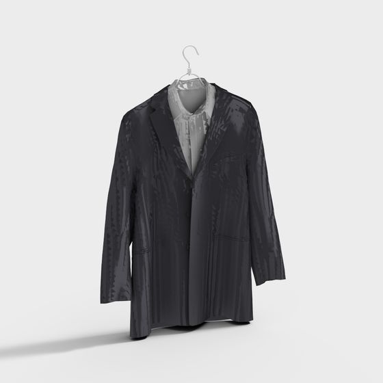 Urban Nightwalker Coat 3D model