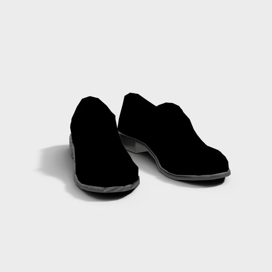 Minimalist Business Shoes 3D model