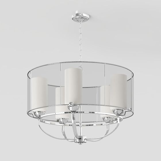 Elegant Pendant Light 3D model for Modern Interiors