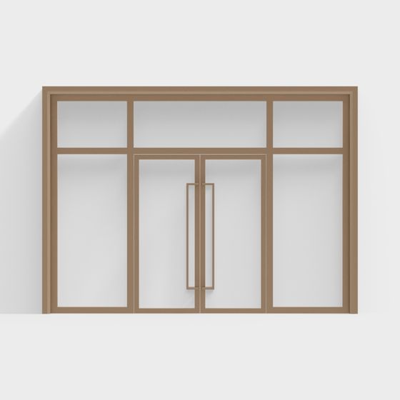 Elegant Modern Door Frame 3D model