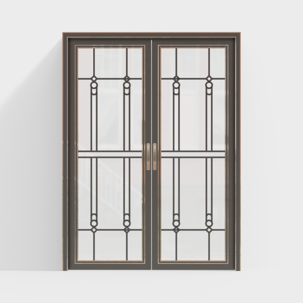 Double office doors